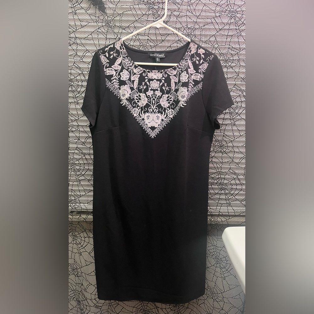 Derek Heart Black and White Floral Dress